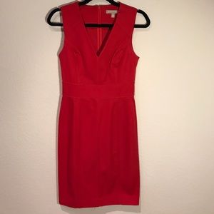 Banana Republic Red Dress W/ Pipping